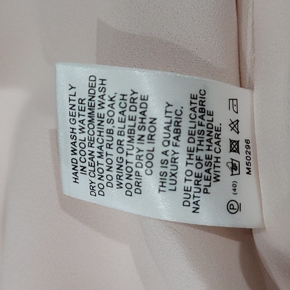 Veronika Maine Size 8 pastel pink back drape sleeveless top - Picture 8 of 8